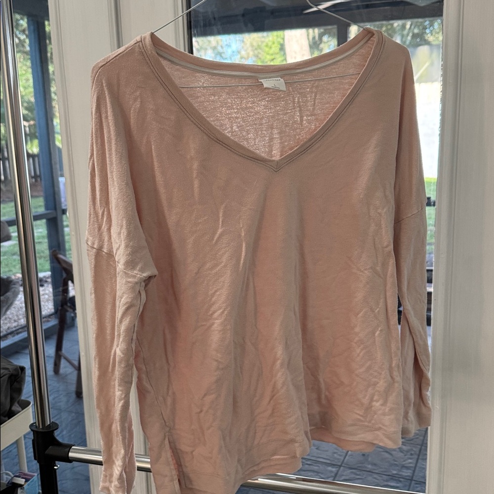 Soma Blush V-Neck Top